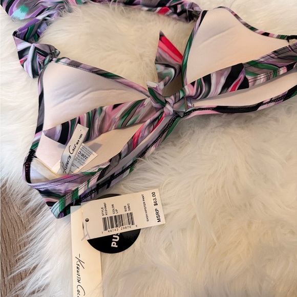 Kenneth Cole Multicolor Patterned Bikini - Picture 3 of 4